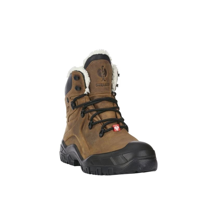 Roofer / Crafts_Footwear: S3 Safety boots e.s. Okomu mid + brown 3
