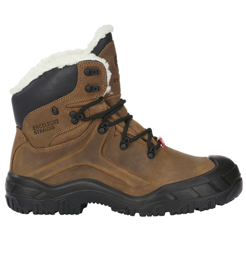 Roofer / Crafts_Footwear: S3 Safety boots e.s. Okomu mid + brown 2