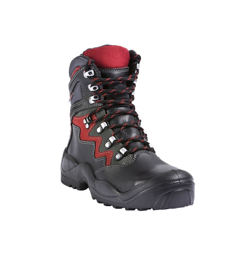S3: S3 Winter safety boots Lech + black/anthracite/red 1