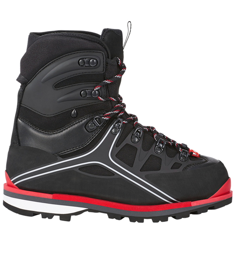 e.s. S3 Safety boots Polyxo high black/red | Engelbert Strauss