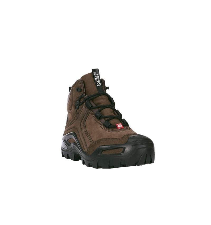 Roofer / Crafts_Footwear: e.s. S3 Safety boots Nembus mid + bark 3