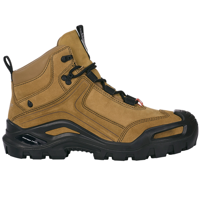 Safety Trainers: e.s. S3 Safety boots Nembus mid + walnut 1