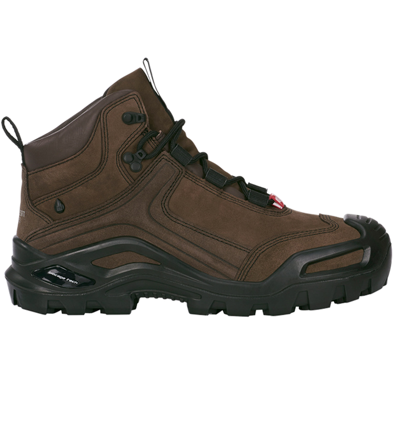 Safety Trainers: e.s. S3 Safety boots Nembus mid + bark 2