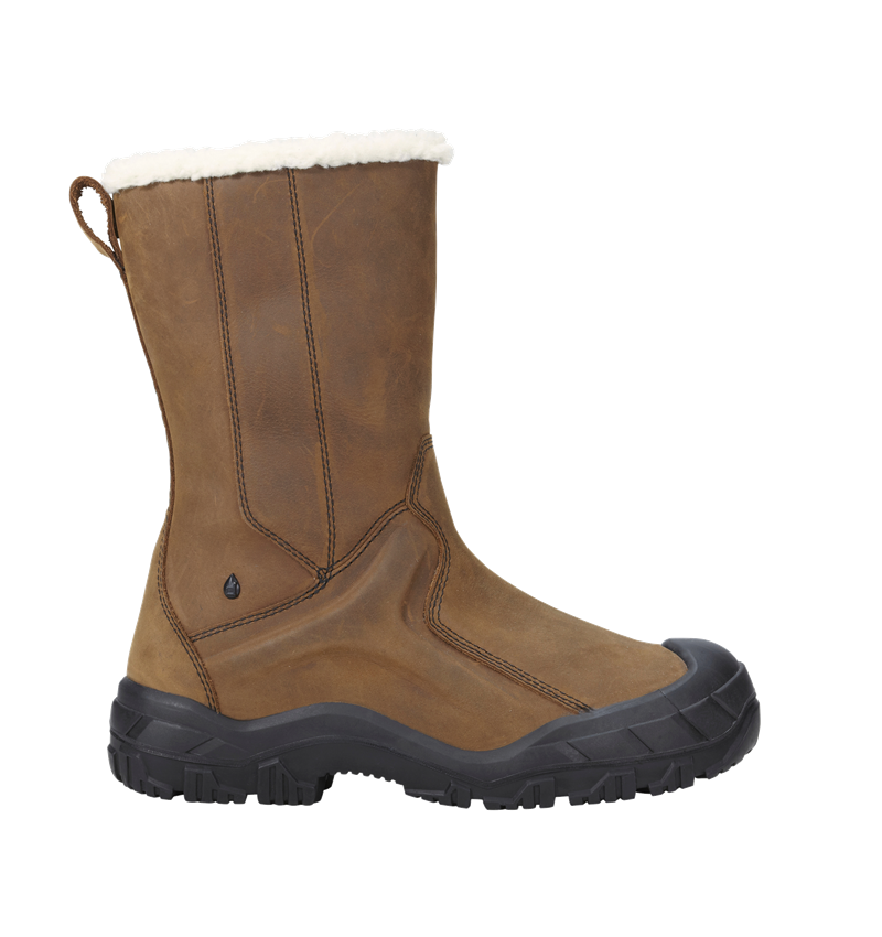 S3: S3 Safety slip-on boots e.s. Okomu high + brown 1
