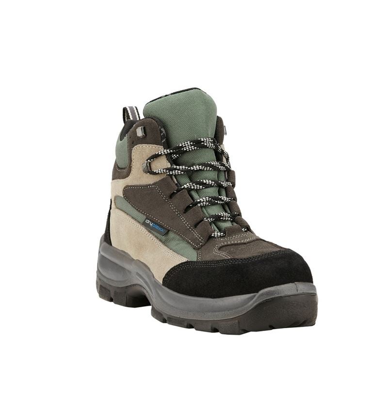 Roofer / Crafts_Footwear: S3 Safety boots Rhön + olive/khaki 2