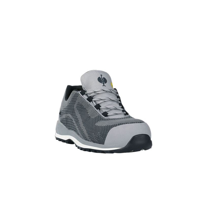 Safety Trainers: e.s. S3 Safety shoes Zardik low + white/platinum 2
