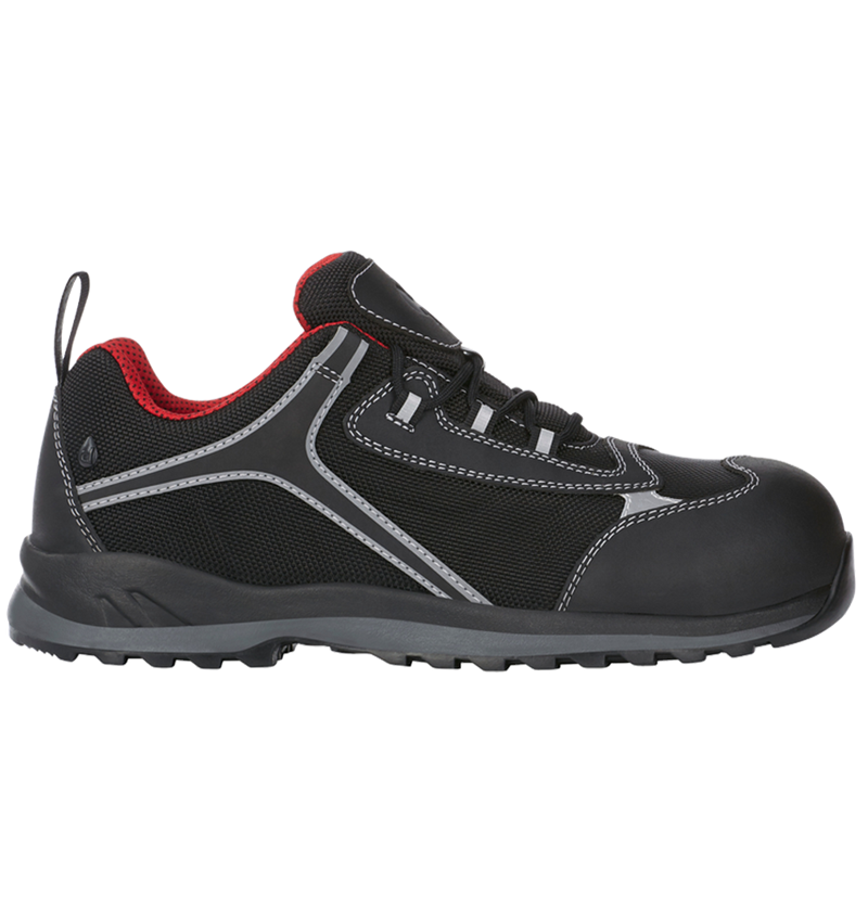 S3: e.s. S3 Safety shoes Zahnia low + black/red 1