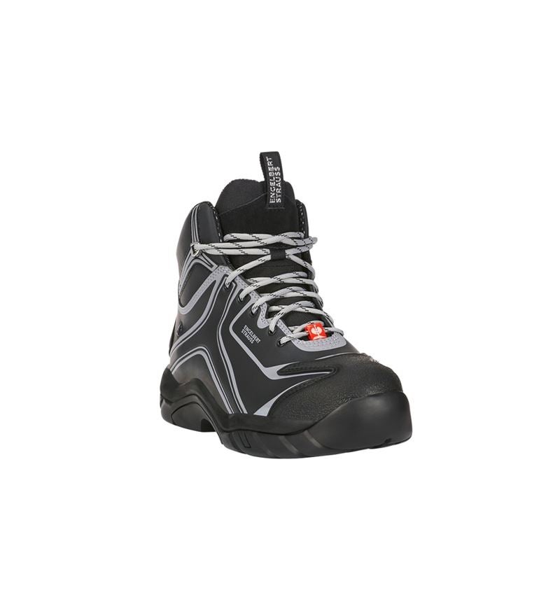 Safety Trainers: e.s. S3 Safety shoes Kajam + black/platinum 3