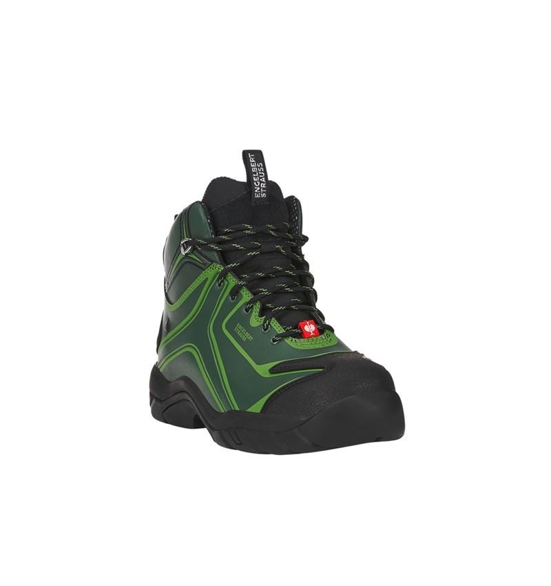 Safety Trainers: e.s. S3 Safety shoes Kajam + green/seagreen 2