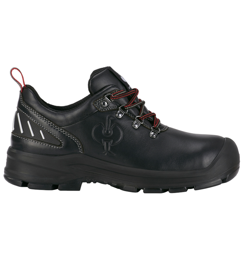 S3: S3 Safety shoes e.s. Umbriel II low + black/straussred 1