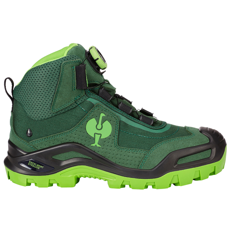 S3: S3 Safety boots e.s. Kastra II mid + green/seagreen 2