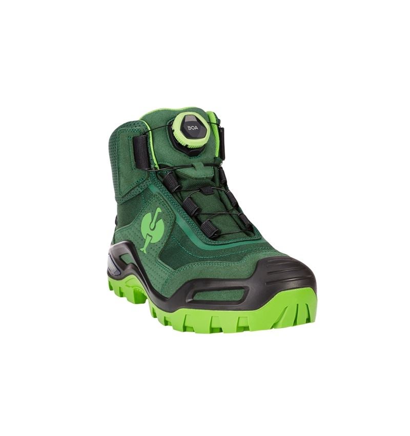 S3: S3 Safety boots e.s. Kastra II mid + green/seagreen 3