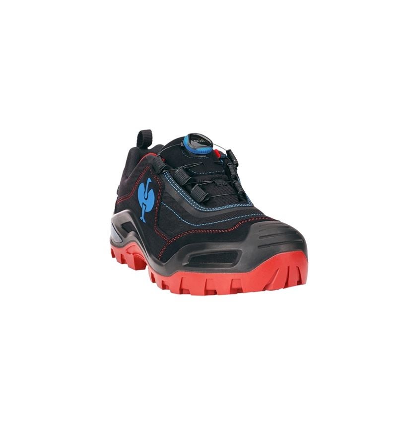 S3: S3 Safety shoes e.s. Kastra II low + black/fiery red/gentianblue 2