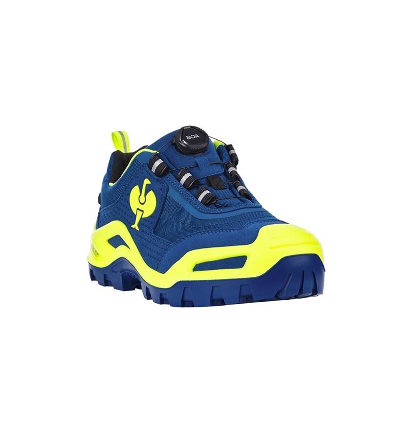 Footwear: S3 Safety shoes e.s. Kastra II low + royal/high-vis yellow 3