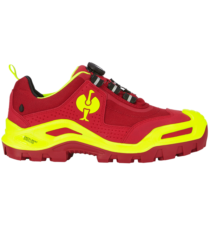 S3: S3 Safety shoes e.s. Kastra II low + red/high-vis yellow 3