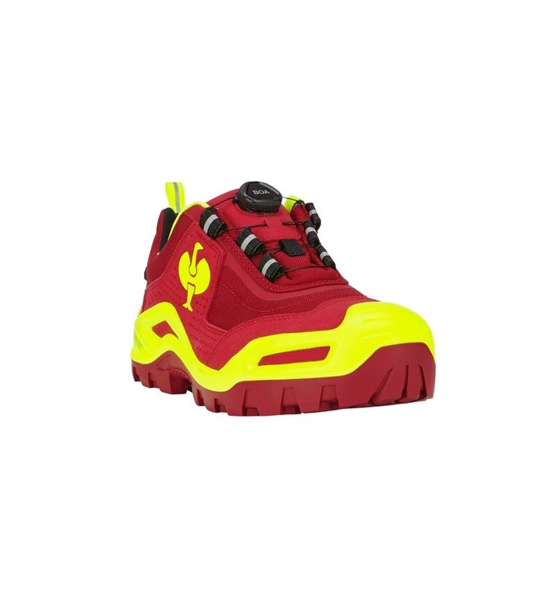 S3: S3 Safety shoes e.s. Kastra II low + red/high-vis yellow 4