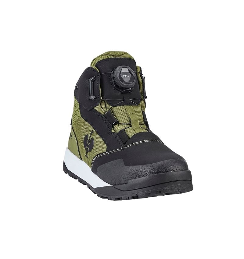Safety Trainers: S7 Safety boots e.s. Murcia mid + black/mountaingreen 3
