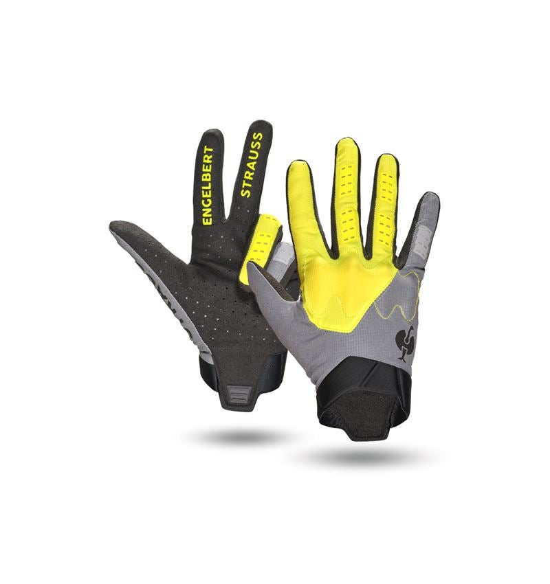 Topics: Gloves e.s.trail, light + acid yellow/basaltgrey/black
