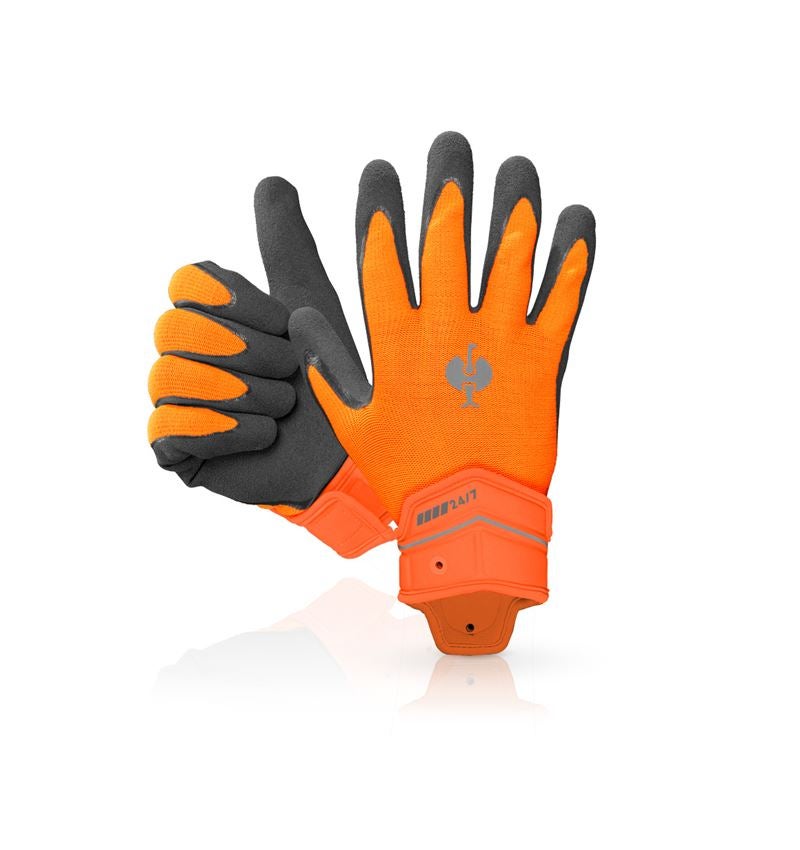 Topics: Hybrid gloves e.s.motion 24/7 + high-vis orange/anthracite