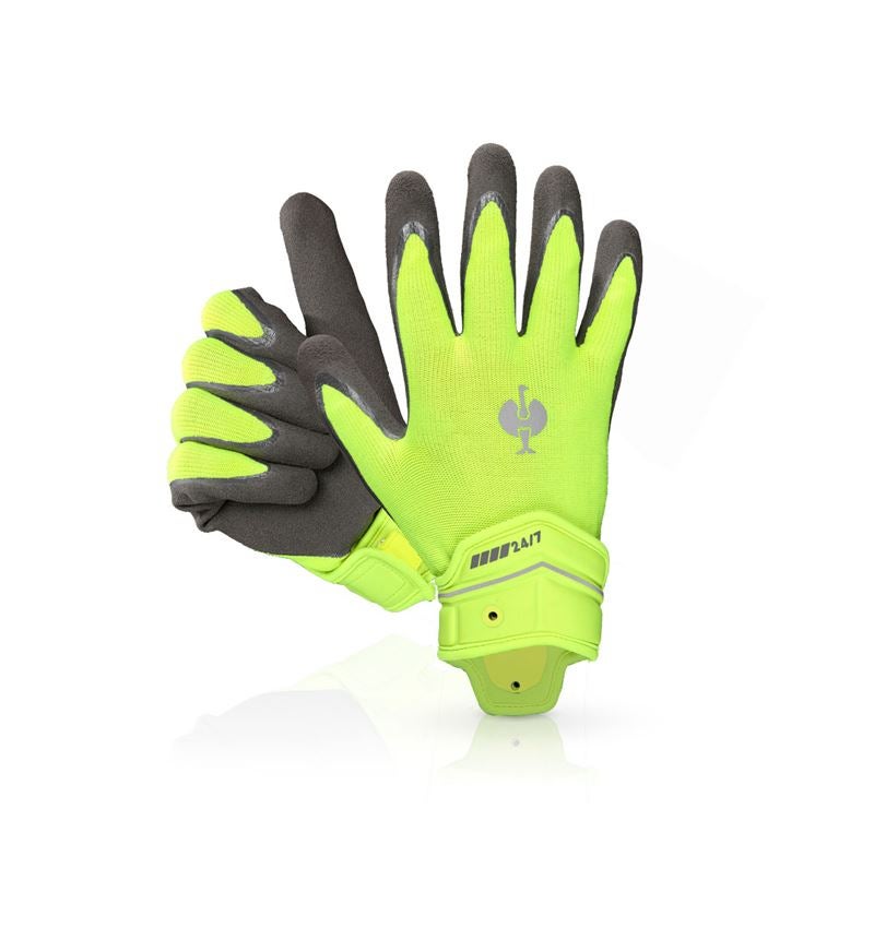 Topics: Hybrid gloves e.s.motion 24/7 + high-vis yellow/anthracite