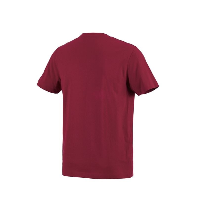 Plumbers / Installers: e.s. T-shirt cotton + bordeaux 1