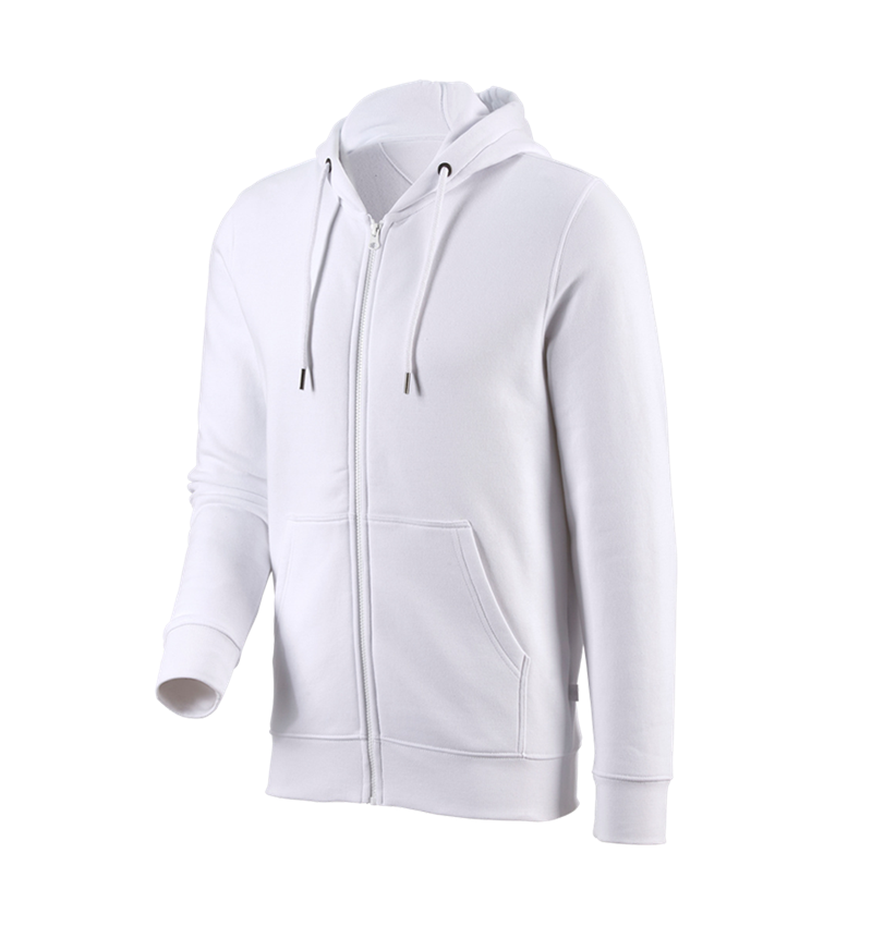 Plumbers / Installers: e.s. Hoody sweatjacket poly cotton + white 3