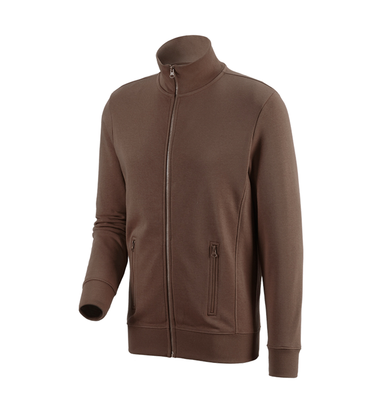 Plumbers / Installers: e.s. Sweat jacket poly cotton + hazelnut 1
