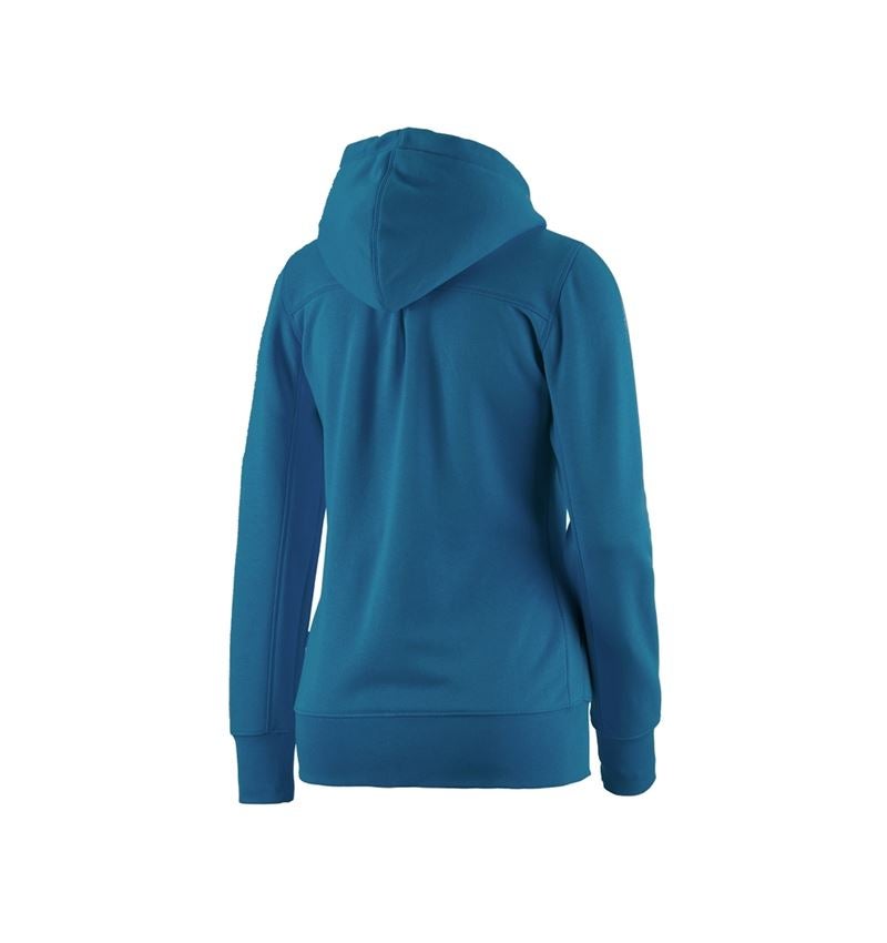 Shirts, Pullover & more: e.s. Hoody sweatjacket poly cotton, ladies' + atoll 2