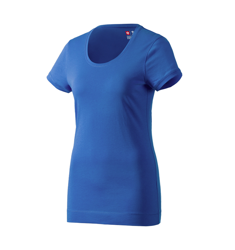 Shirts, Pullover & more: e.s. Long shirt cotton, ladies' + gentianblue 1