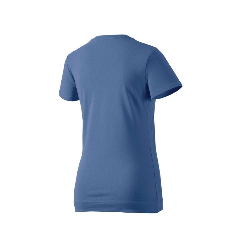 Topics: e.s. T-shirt cotton stretch, ladies' + cobalt 3