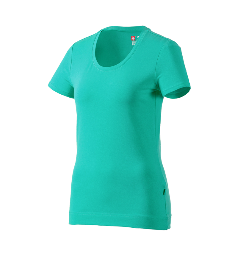 Shirts, Pullover & more: e.s. T-shirt cotton stretch, ladies' + lagoon 2