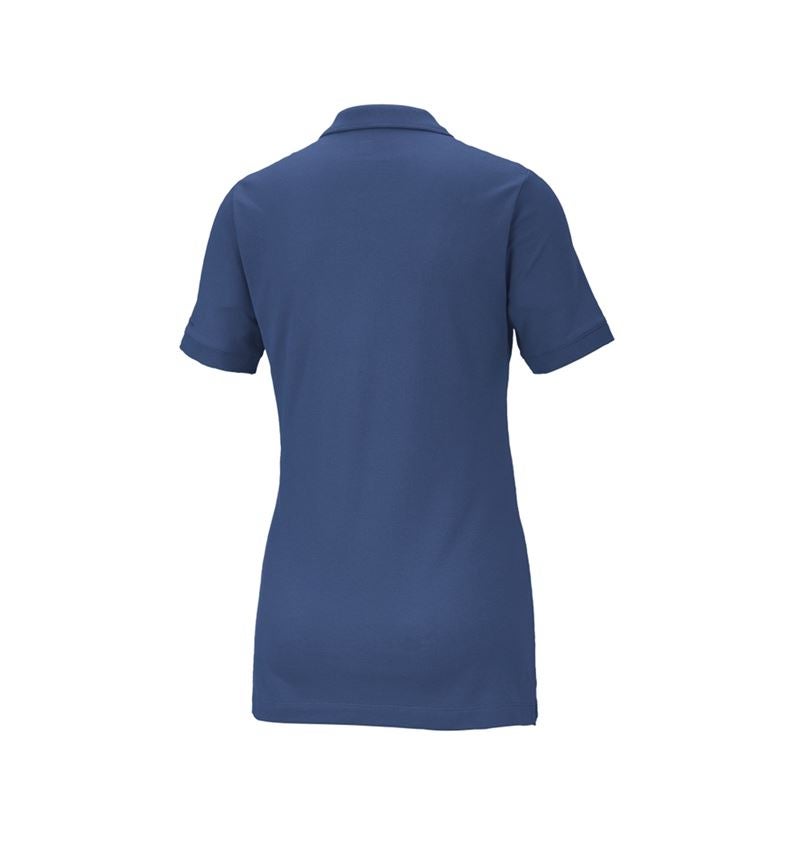 Plumbers / Installers: e.s. Pique-Polo cotton stretch, ladies' + cobalt 3