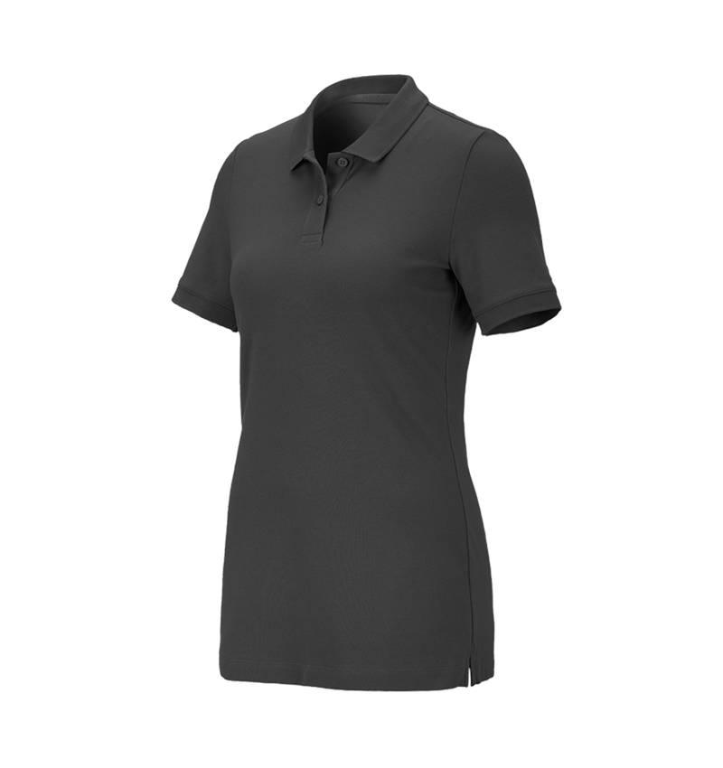 Plumbers / Installers: e.s. Pique-Polo cotton stretch, ladies' + anthracite 2
