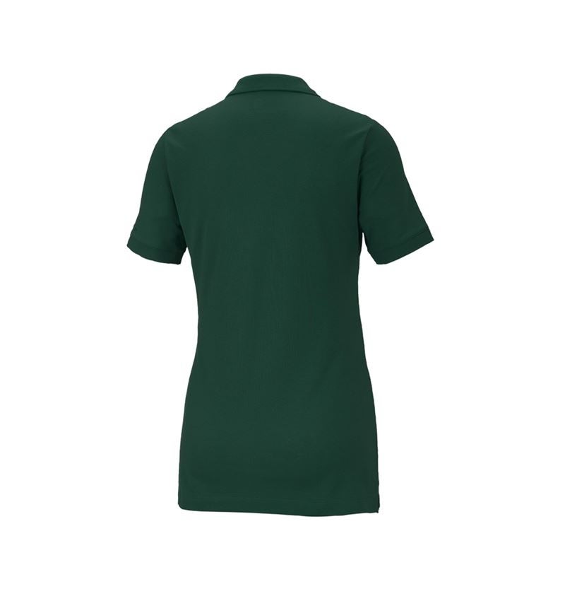 Plumbers / Installers: e.s. Pique-Polo cotton stretch, ladies' + green 3