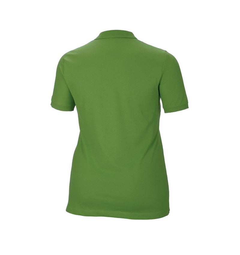 Shirts, Pullover & more: e.s. Pique-Polo cotton stretch, ladies', plus fit + seagreen 3