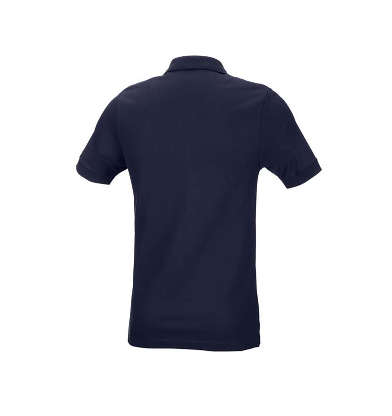 Joiners / Carpenters: e.s. Pique-Polo cotton stretch, slim fit + navy 3