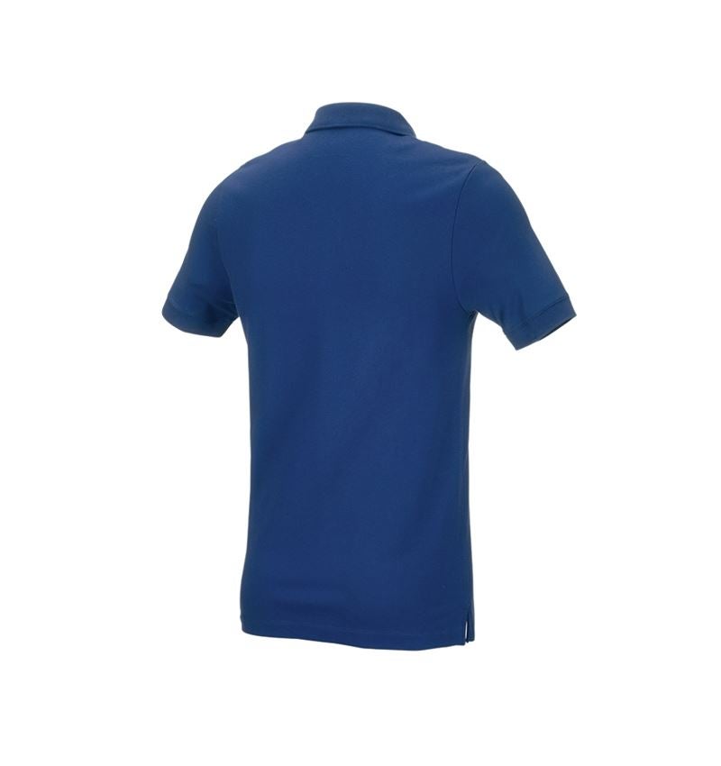 Shirts, Pullover & more: e.s. Pique-Polo cotton stretch, slim fit + alkaliblue 3