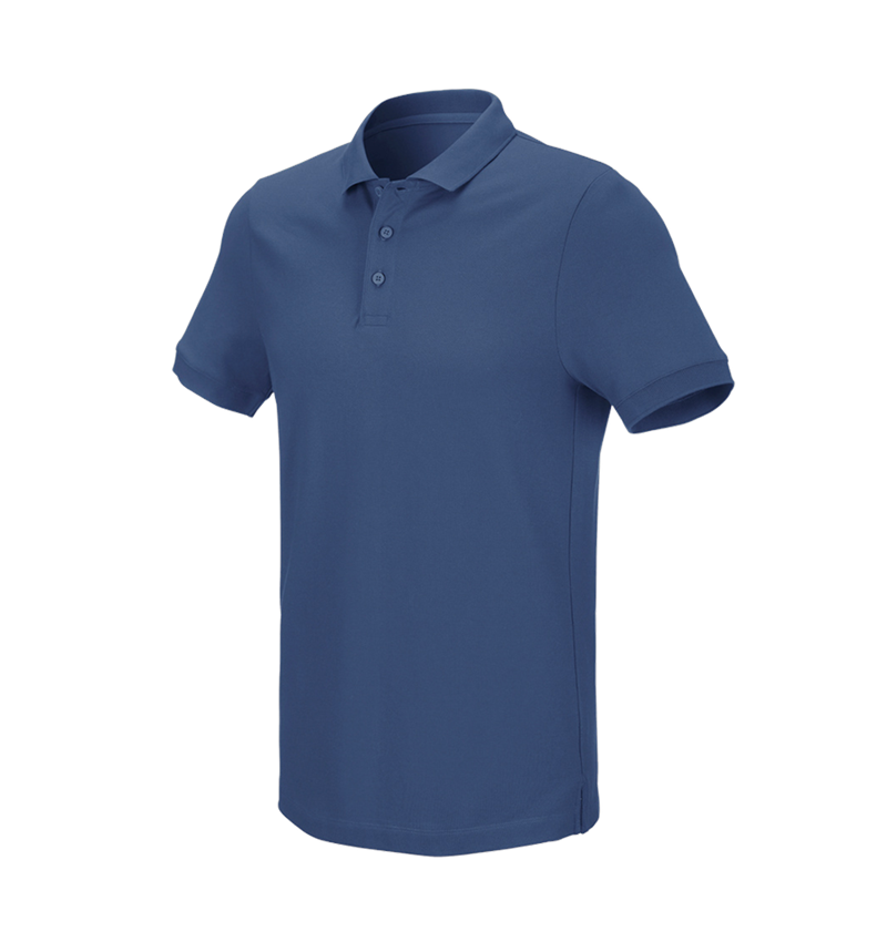Shirts, Pullover & more: e.s. Pique-Polo cotton stretch + cobalt 2