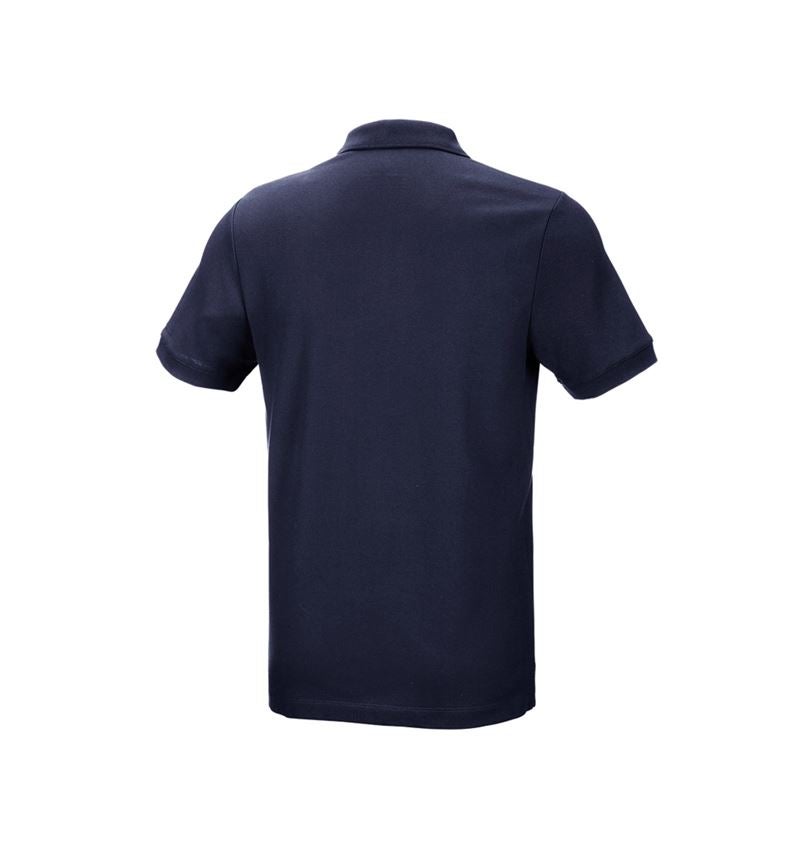 Shirts, Pullover & more: e.s. Pique-Polo cotton stretch + navy 3