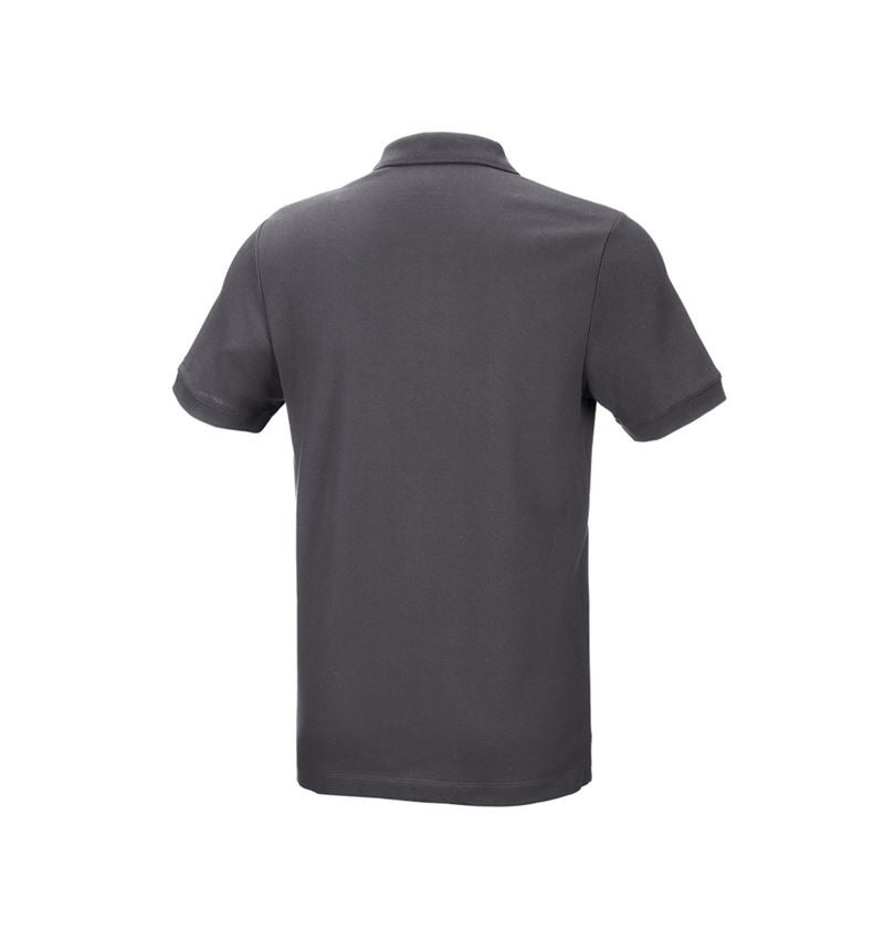 Plumbers / Installers: e.s. Pique-Polo cotton stretch + anthracite 3