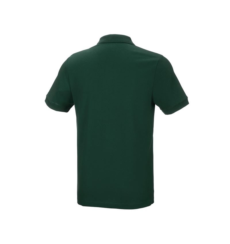 Joiners / Carpenters: e.s. Pique-Polo cotton stretch + green 3