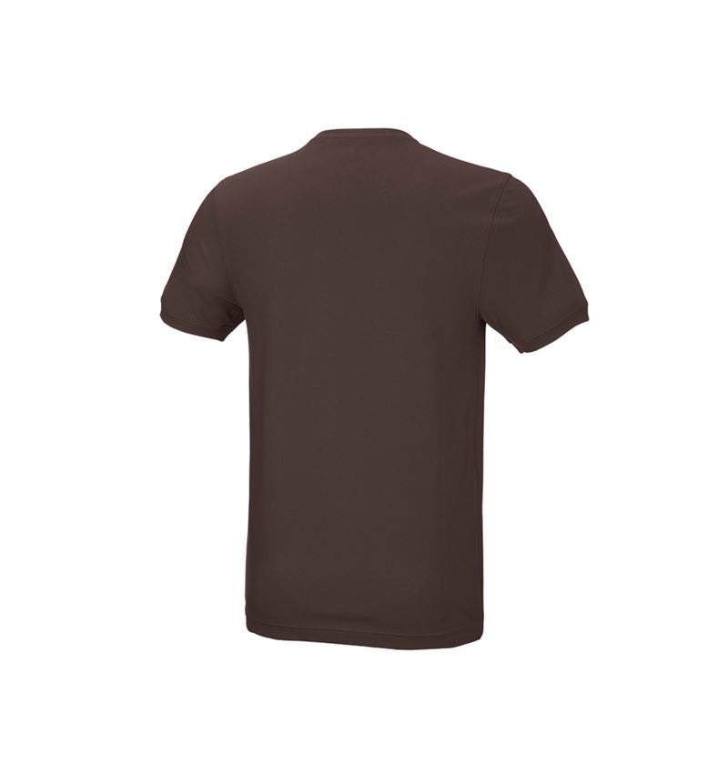 Joiners / Carpenters: e.s. T-shirt cotton stretch, slim fit + chestnut 3