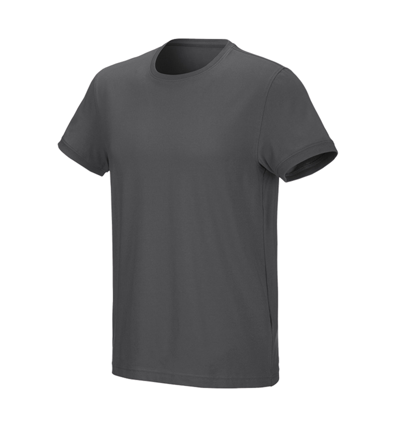 Gardening / Forestry / Farming: e.s. T-shirt cotton stretch + anthracite 3