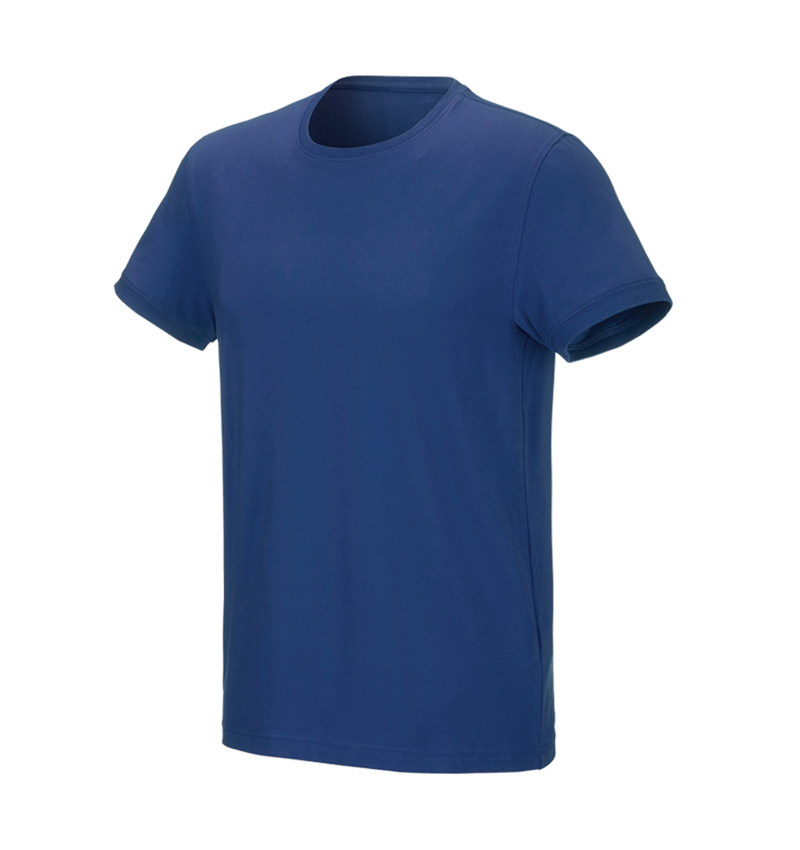 Shirts, Pullover & more: e.s. T-shirt cotton stretch + alkaliblue 1