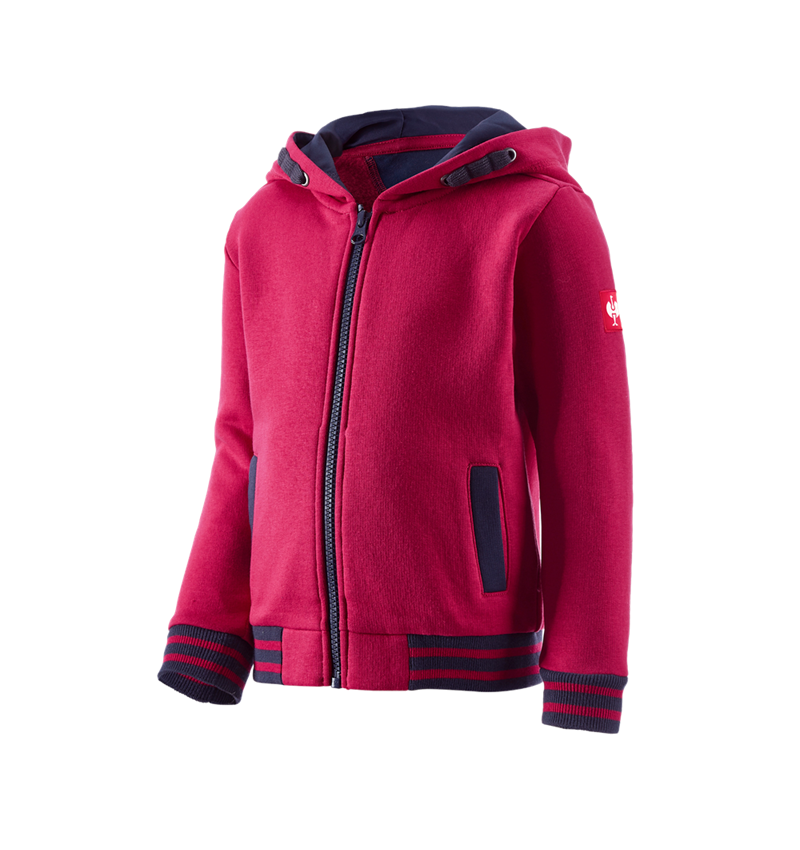 Shirts, Pullover & more: Hoody sweatjacket e.s.motion 2020, children's + berry/navy 2