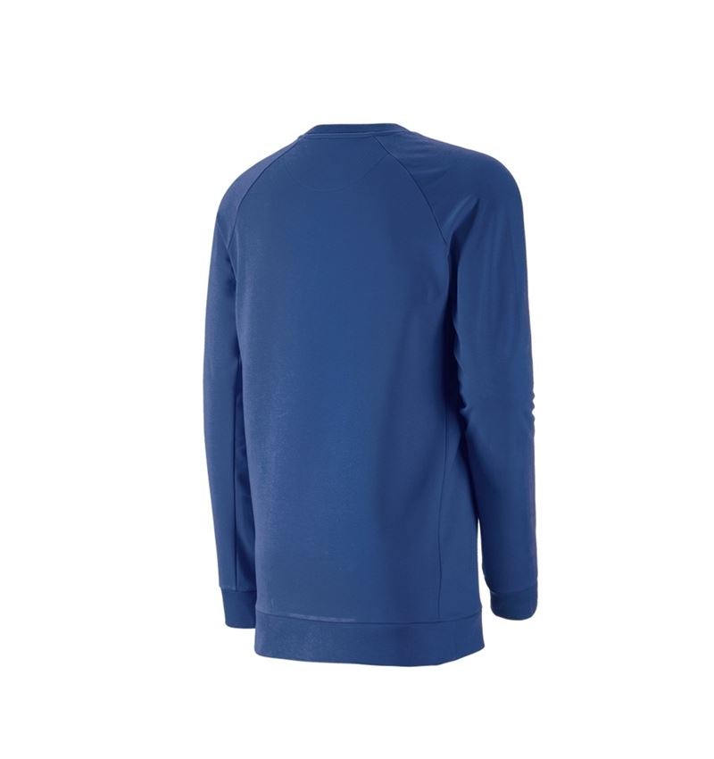 Shirts, Pullover & more: e.s. Sweatshirt cotton stretch, long fit + alkaliblue 3