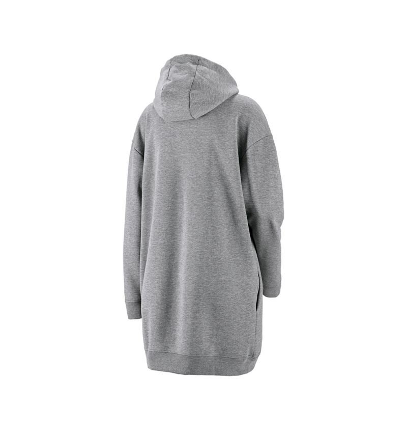 Plumbers / Installers: e.s. Oversize hoody sweatshirt poly cotton, ladies + grey melange 2