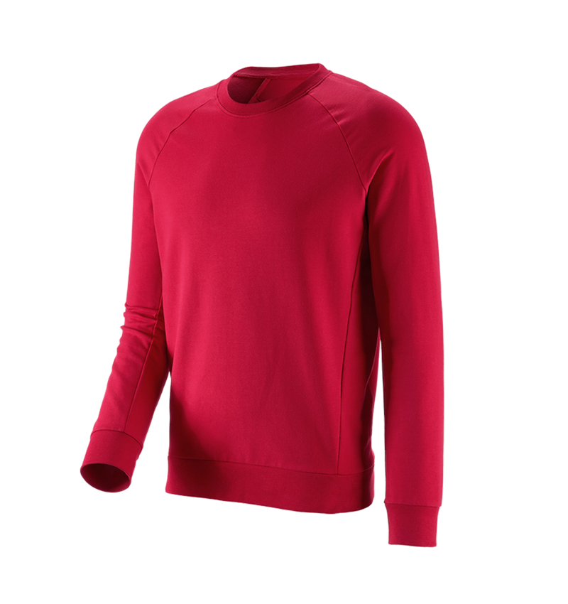 Topics: e.s. Sweatshirt cotton stretch + fiery red 2