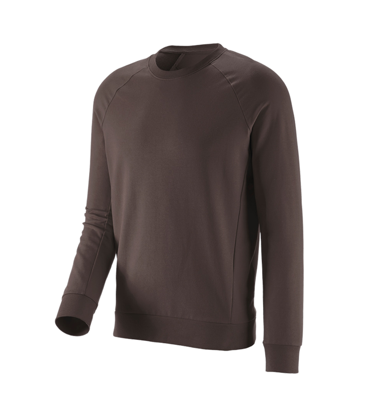 Shirts, Pullover & more: e.s. Sweatshirt cotton stretch + chestnut 5
