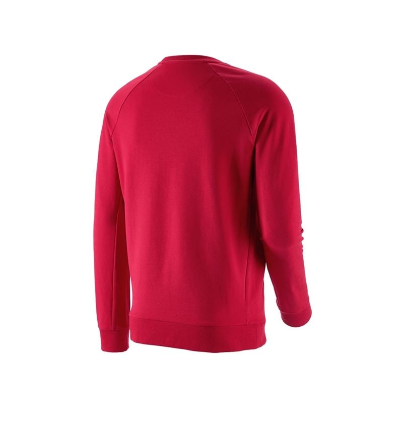 Topics: e.s. Sweatshirt cotton stretch + fiery red 3